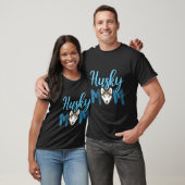 Liebliche Husky-Mama T-Shirt (Unisex)