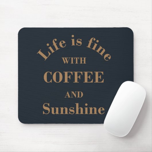 Liebliche Kaffeekochen Mousepad (Mit Mouse)