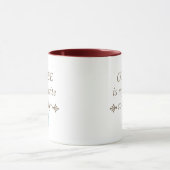 Liebliche Kaffeekochen Tasse (Zentrum)