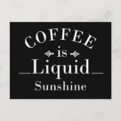 Liebliche Kaffeetrinker-Zitate Feiertagspostkarte (Vorderseite)