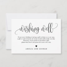 Liebliche Kalligrafie EDITABLE FARBWish Card LCC