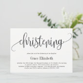 Liebliche Kalligrafie - Einladung (Stehend Vorderseite)