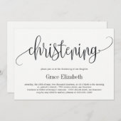 Liebliche Kalligrafie - Einladung (Vorne/Hinten)