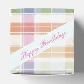 Liebliche Karierte Herz Gast Gefallen Box Geschenkschachtel (Oben)