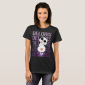 Liebliche Katze - Deloris Name T-Shirt (Vorne ganz)