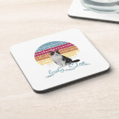 Liebliche Katze Getränkeuntersetzer (Linke Seite)