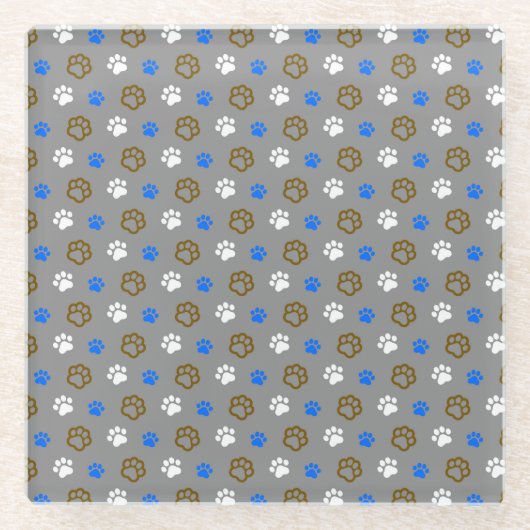 Liebliche Katze Glasuntersetzer (Vorderseite)