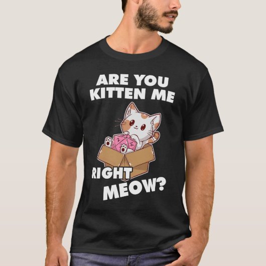 Liebliche Katze Kitten Me direkt aus RPG Dice Dung T-Shirt (Vorderseite)