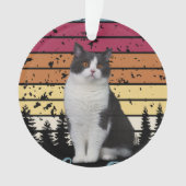 Liebliche Katze Ornament (Vorderseite)