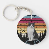 Liebliche Katze Schlüsselanhänger (Vorderseite)