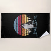 Liebliche Katze Strandtuch (Vorderseite)