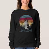 Liebliche Katze Sweatshirt (Vorderseite)