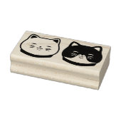 Liebliche Katzen Gummistempel (Stempel)