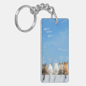 Liebliche Katzen Schlüsselanhänger (Vorderseite links)