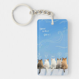 Liebliche Katzen Schlüsselanhänger