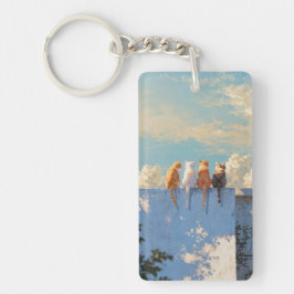 Liebliche Katzen Schlüsselanhänger