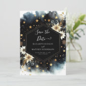 Liebliche klassische Hochzeit Save The Date (Stehend Vorderseite)