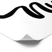 Liebliche Krankenschwester Lebenswort Poster (Ecke)