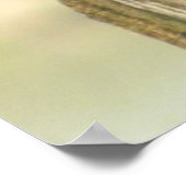 Liebliche Lady Kardinal Rechteckiges Poster (Ecke)