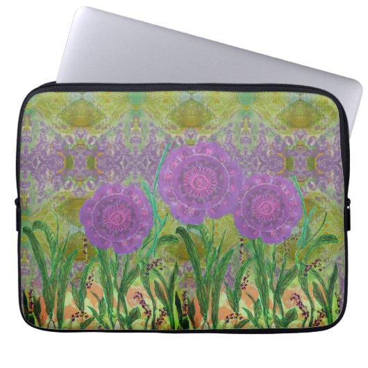 Liebliche Lavendelblüten Laptopschutzhülle (Vorderseite)