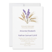 Liebliche Lavender & Wheat Wedding