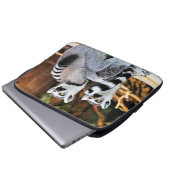 Liebliche Lemurs Laptopschutzhülle (Vorne Knopf)