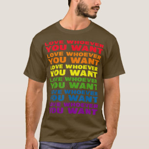 Liebliche Liebe, wer lesbischer Gay Pride Monat Kl T-Shirt