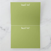 Liebliche Lily: zarter Tanz in springtime Serenity Karte (Innenseite)