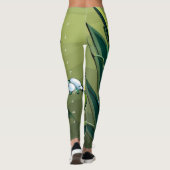 Liebliche Lily: zarter Tanz in springtime Serenity Leggings (Rückseite)