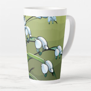 Liebliche Lily: zarter Tanz in springtime Serenity Milchtasse
