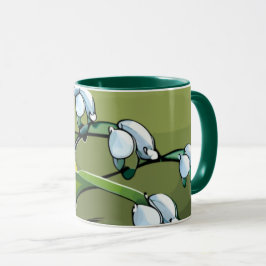 Liebliche Lily: zarter Tanz in springtime Serenity Tasse