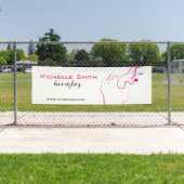 Liebliche Mädchen Ikone rosa Haare Haarstyling Bra Banner (Insitu)