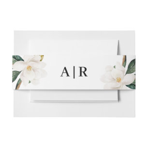 Liebliche Magnolia-Blütenband Einladungsbanderole