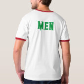 Liebliche Männer Text Kelly Green Color Boy Männer T-Shirt (Schwarz voll)