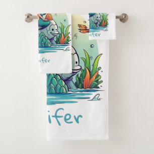 Liebliche Mermaid Kids Badhandtuch Set