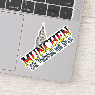 Liebliche Mode München Bayern Deutschland Aufkleber