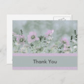 Liebliche Mute Wildblumen Postkarte (Vorne/Hinten)