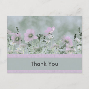 Liebliche Mute Wildblumen Postkarte