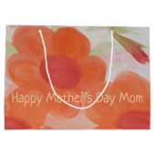 Liebliche Mütter-Tagesgeschenk-Tasche Große Geschenktüte (Rückseite)