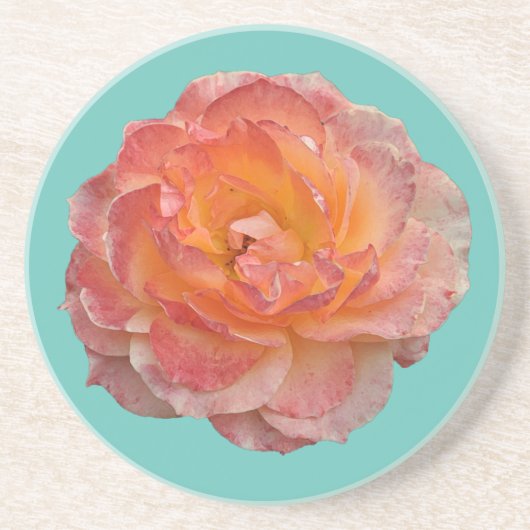 Liebliche Orangenpeere Getränkeuntersetzer (Vorne)