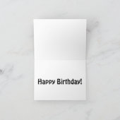 Liebliche Pferde mit Balloons Geburtstagskarte Karte (Innenseite)