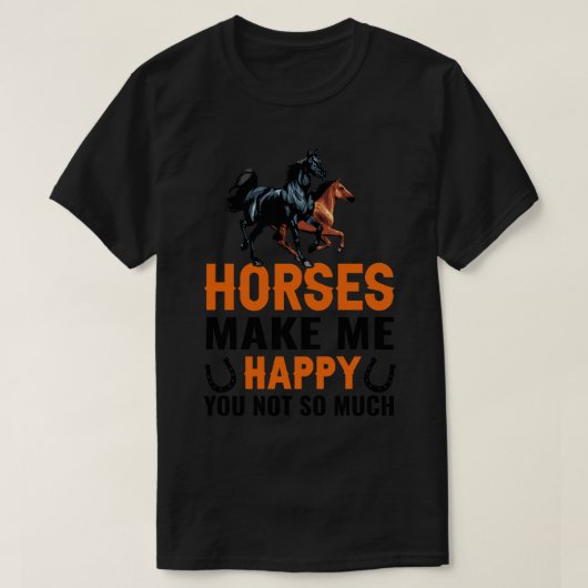 Liebliche Pferdegeschenke T-Shirt (Design vorne)