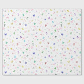 Liebliche Planeten Geschenkpapier (Flach)
