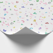 Liebliche Planeten Geschenkpapier (Ecke)