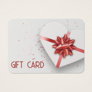 Liebliche Red Bow White Heart Geschenkboxen Gift C