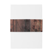 Liebliche Red Imitats Lace Wedding Einladungsbanderole (Rückseitenbeispiel)