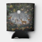 Liebliche Reindeer At Night Dosenkühler (Vorderseite)