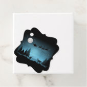 Liebliche Reindeer At Night Geschenkanhänger (Beispiel)