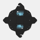 Liebliche Reindeer At Night Geschenkschachtel (Ungefaltet)