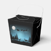Liebliche Reindeer At Night Geschenkschachtel (Vorderseite)